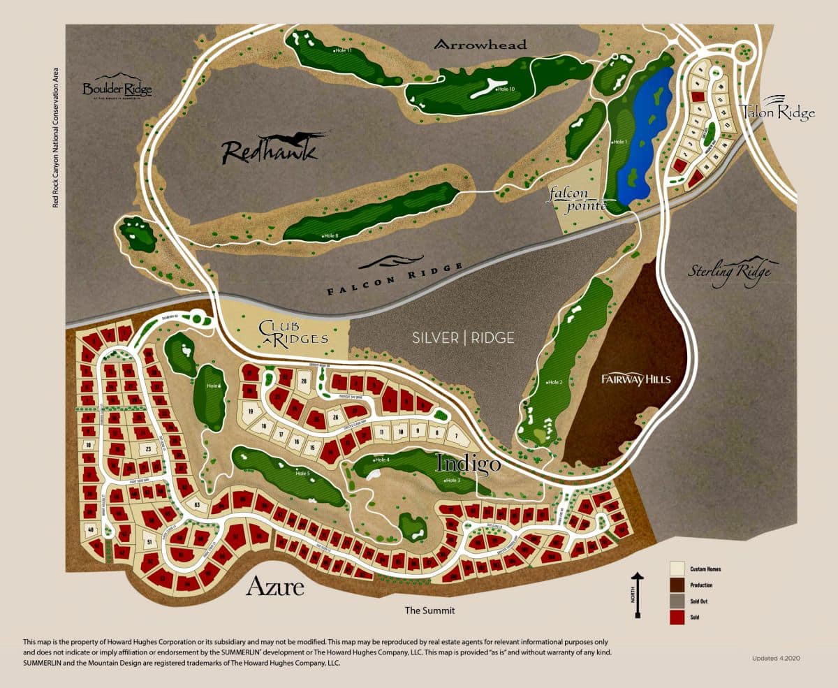 The Ridges Map