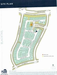 Pulte Home's Blacktail Site Plan